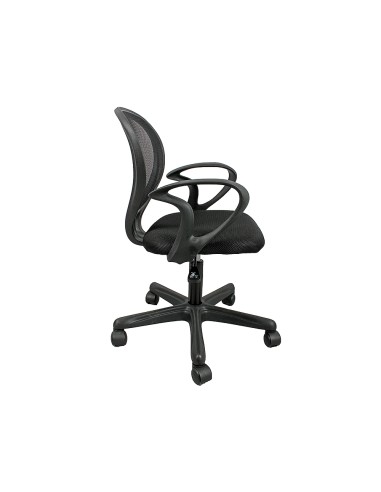 Office chair College with whole black mesh
