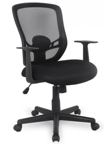 Office chair College with  whole black mesh
