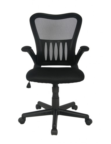 Office chair College with whole black mesh