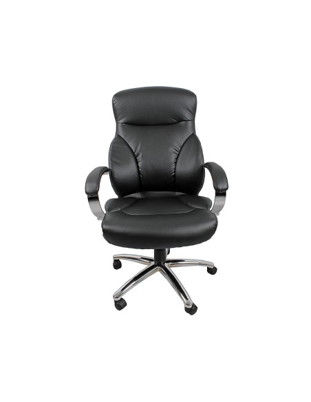 Office chair College with black art. leather+PVC