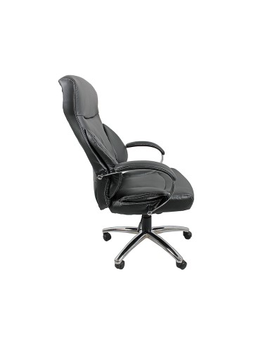 Office chair College with black art. leather+PVC