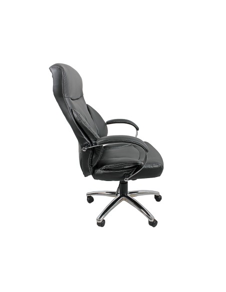 Office chair College with black art. leather+PVC
