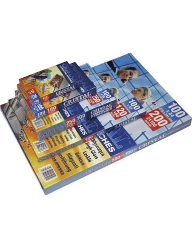 Laminating pouch film ANTISTATIC, 65 x95 mmm, 125mic, clear