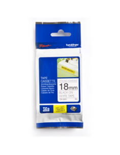 Etiketilint Brother TZe-S241, Black on White, Eriti Tugeva Liimiga