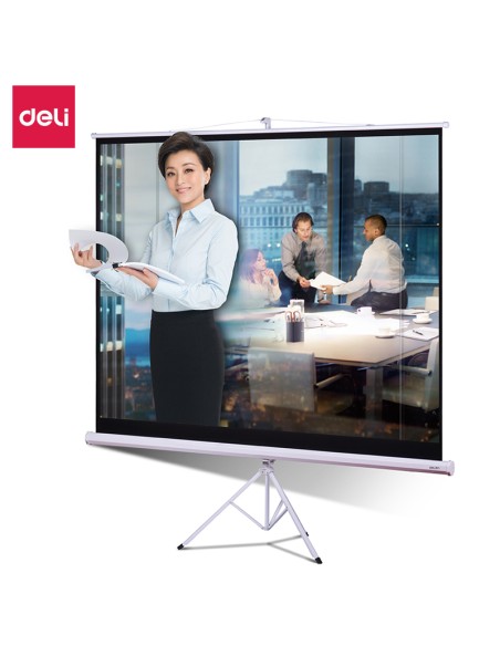 Projector and its accessories Deli 100´(Diagonal length);Screen ratio: 4:3；Size: 197 Deli