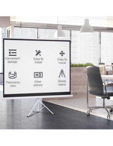 Projector and its accessories Deli 100´(Diagonal length);Screen ratio: 4:3；Size: 197 Deli