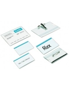 BANTEX NAME BADGE 40 X 70 MM PACKED IN DISPLAY