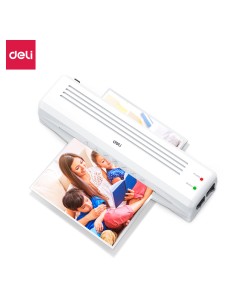 Laminator DELI maximum laminating width: a4; speed: 320mm/min; la white