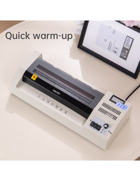 Laminator DELI film width: a3laminate speed: 300mm/min film ran grey