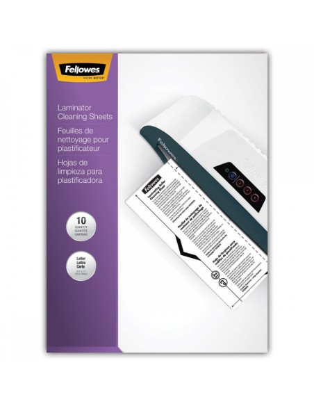 *Lamination Cleaning Sheets Fellowes A4 10PK
