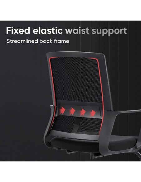 Conference Chair DELI 615*560*875-990mm BLACK