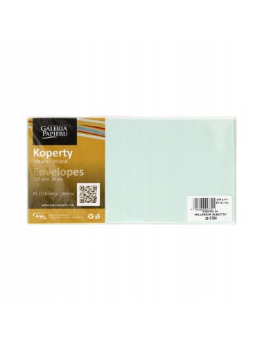 Envelope DL Millenium blue P, 120g/m2, 10 pcs/pack