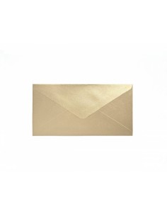 Envelope DL 0mmx160mm Pearl gold K, 150g/m2, 10 pcs/pack