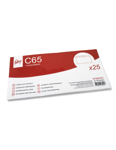 Ümbrik C65 College 114x229mm 25tk/pk