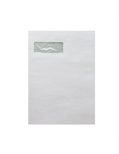 Ümbrik E4 College 215x307mm aknaga 500tk/pk