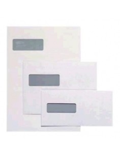 Envelope E65 COLLEGE 110x220mm with window 1000pcs