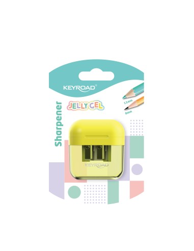 Pliiatsiteritaja Keyroad Jelly Gel 2-ava, konteineriga