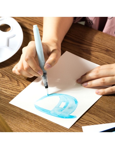A6 Watercolor Paper DELI A6, 300g, 16ps/bag White