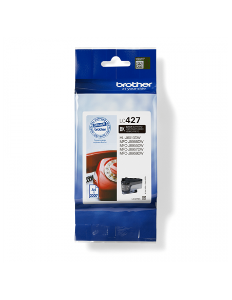 Tindikassett Brother LC427BK, Black, Suur Mahutavus