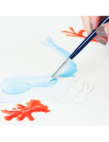 A3 Watercolor Paper DELI 16 sheets, 300g/m2, 29.7cm*42cm White