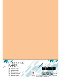Colored paper College A4/50 sheets, Gold GO22, 80g/m2