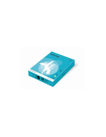 Colour paper IQ A4 160gsm 250sheets AB48 Aqua Blue