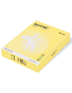 Koopiapaber IQ A4/160g/250L ZG34 sidrunikollane