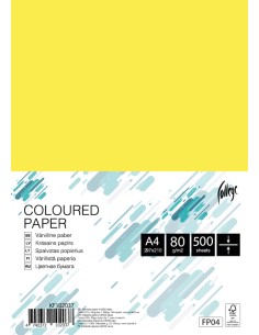 Koopiapaber College A4/80g/500L, kollane