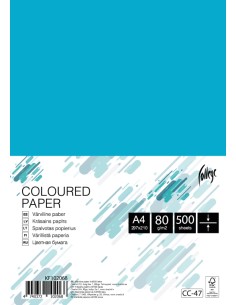 Koopiapaber College A4/80g/500L, järve sinine
