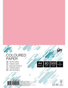 Koopiapaber College A4/80g/500L, roosa
