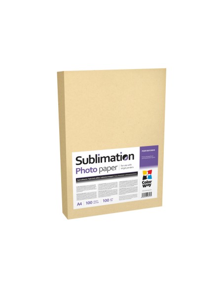 Fotopaber ColorWay A4/100g/100L sublimatsioon
