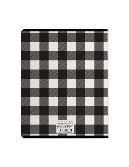 Kaustik Bruno Visconti A5/48L Black&White.Check 5x5ruut