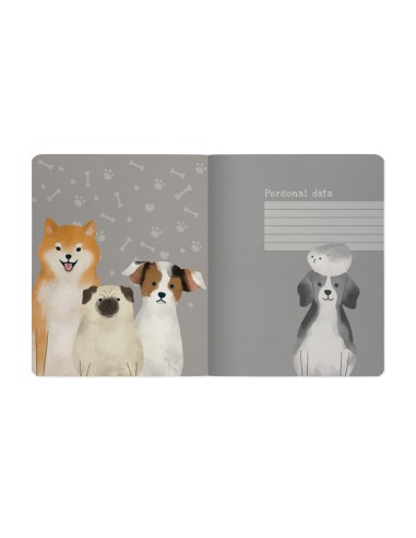 Kaustik Bruno Visconti A5/48L Funny Dogs.York 5x5ruut