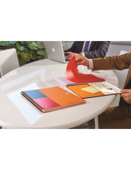 Spiraalplokk Oxford International Activebook A4+/80L 5x5ruut, augustusega 8-8-8