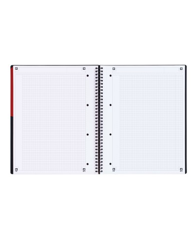 Spiraalplokk Oxford International Activebook A4+/80L 5x5ruut, augustusega 8-8-8