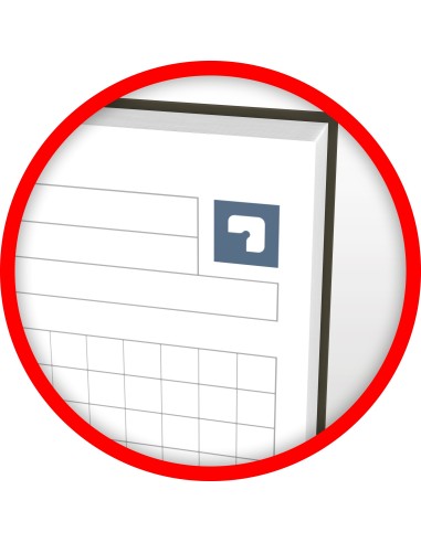 *Spiralpad Oxford Meetingbook B5 SQUA. 80 SHEET