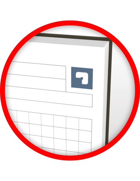 *Spiralpad Oxford Meetingbook B5 SQUA. 80 SHEET