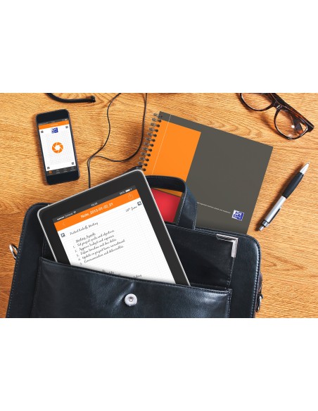 Spiraalplokk Oxford Meetingbook B5 /80L jooneline