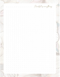 Spiraalplokk College Floral (Vibe) 96L/täpiline, kammspiraal 2