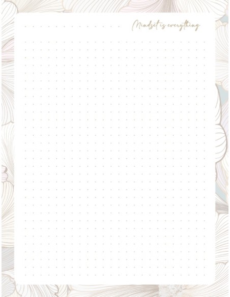 Spiraalplokk College Floral (Vibe) 96L/täpiline, kammspiraal