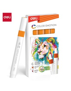 Akrüülmarker DELI 23 orange