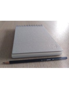 Spiral pad KPF College A6/90 sheets, blanco, grey, double loop spiral on the short side 2