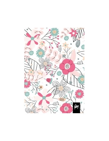 Spiral pad College CL A7/80 sheets, 5x5 squares, PP covers with imprint