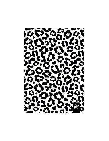 Spiral pad College BW A7/80 sheets, 5x5 squares, PP covers with imprint