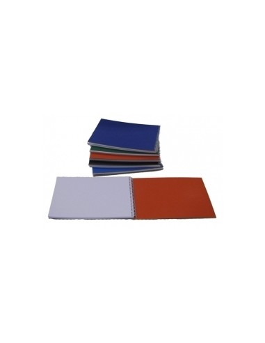Notebook College Hard A5/50sheets/white, up spiral