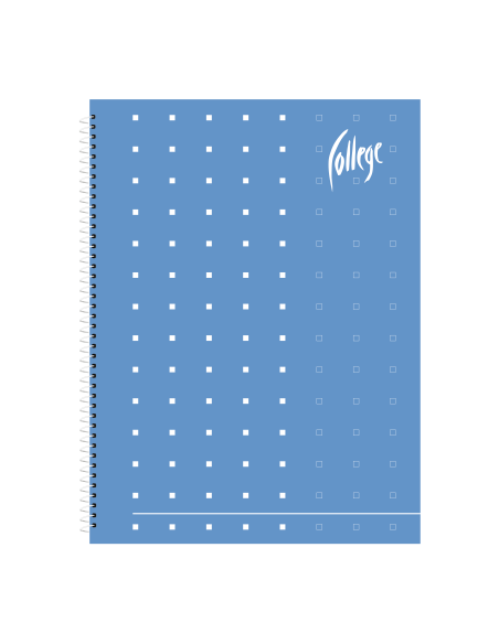 Notebook College Supreme A4/60sheets/lined, spiral on side