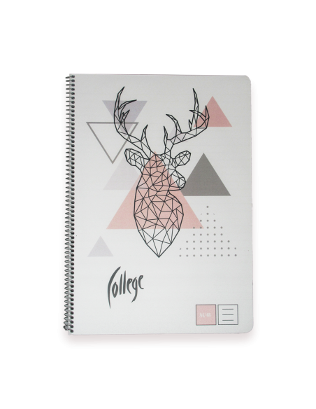 Notebook Smead VIP A4/48sh/ lined, spiral on side