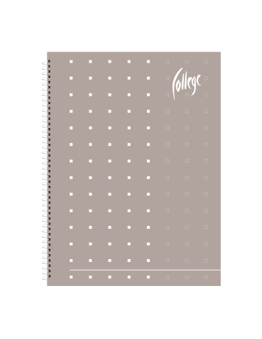 Notebook College Supreme A4/48sheets/5x5 square, spiral on side