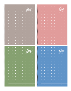 Notebook College Supreme A5/60sheets/5x5 square, spiral on side