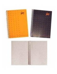 Notebook College Supreme A6/60sheets/5x5 square, spiral on side